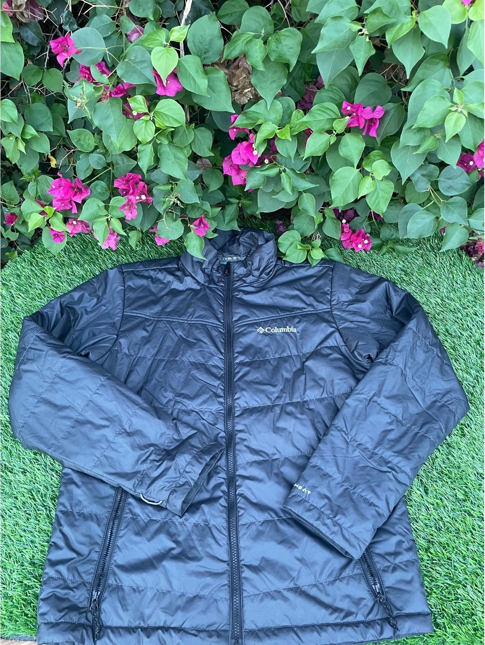 Columbia Omni-Heat Black Insulated Jacket Size S